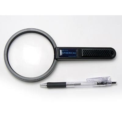 ルーペ 日本製 高倍率 3.5倍 90mm 非球面アクリルレンズ 手持ち ハンド