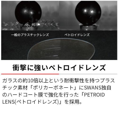 [ゴルフ用]ミラーレンズ SWANS スワンズ サングラス 日本製 紫外線 UVカット スポーツ メガネケース付 Airless-Move シルバーミラー×ULTRAアイスブルー_6