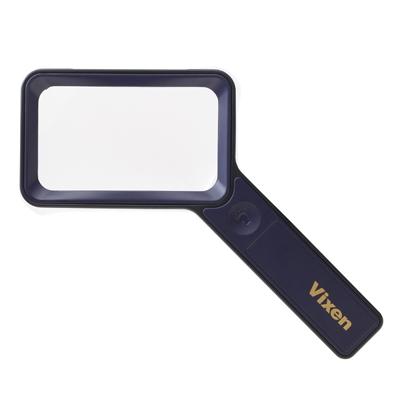 Vixen（ビクセン） LEDライト付 ルーペ 2.5倍 79x46mm 四角型 反射防止