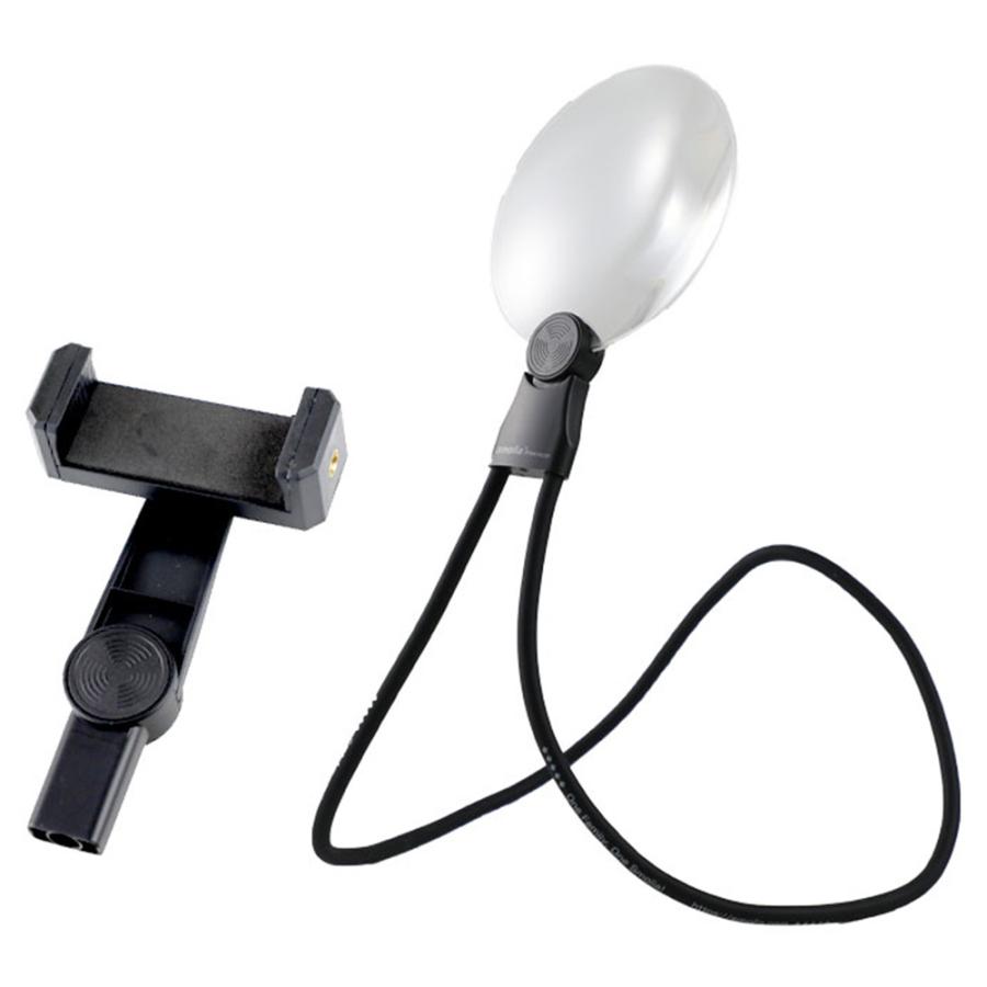 ルーペ 携帯 スマホ おしゃれ 1 7倍 読書 ネイル 老眼 拡大鏡 虫眼鏡 ストラップルーペ 首掛け 首にかける スマホスタンド 3r Smolia 3r 158 ルーペスタジオ 通販 Yahoo ショッピング