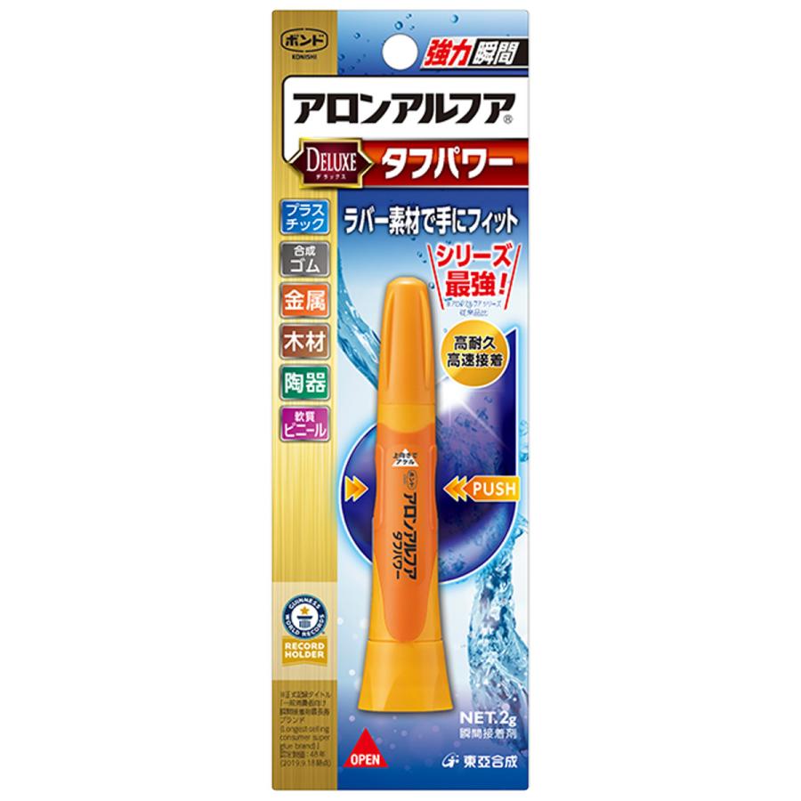 強力 アロンアルファ タフパワー スリム 2g ボンド 瞬間接着剤 工作 プラスチック 合成ゴム 金属 木材 陶器 軟質ビニール コニシ Akh 0110 ルーペスタジオ 通販 Yahoo ショッピング