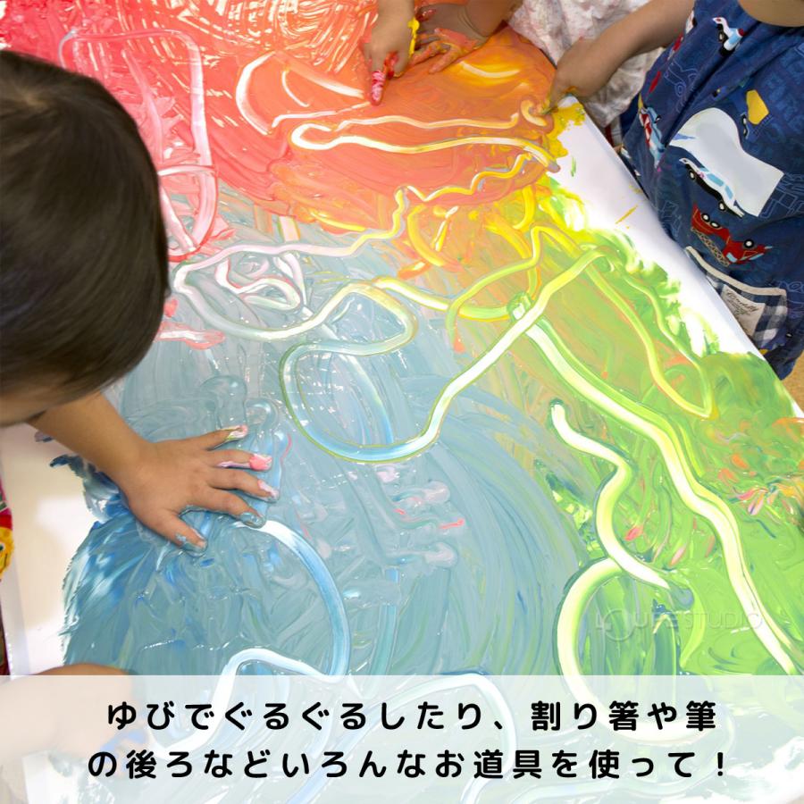 えのぐ 絵の具 画材 美術 図工 絵 幼稚園 子どもゆびえのぐ 8色セット