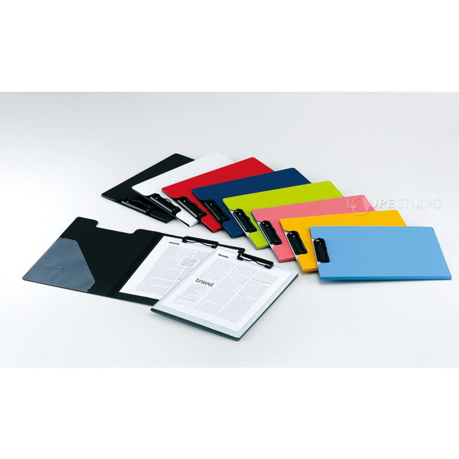 クリップボード クリップファイル 二つ折 発泡美人 A5-E 縦 バインダー