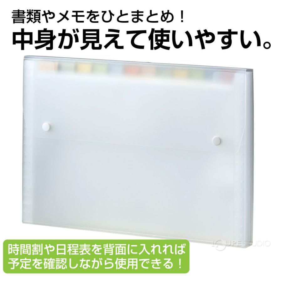 ファイル セマックドキュメント A4 ケース バッグ 文具 収納 整理 事務