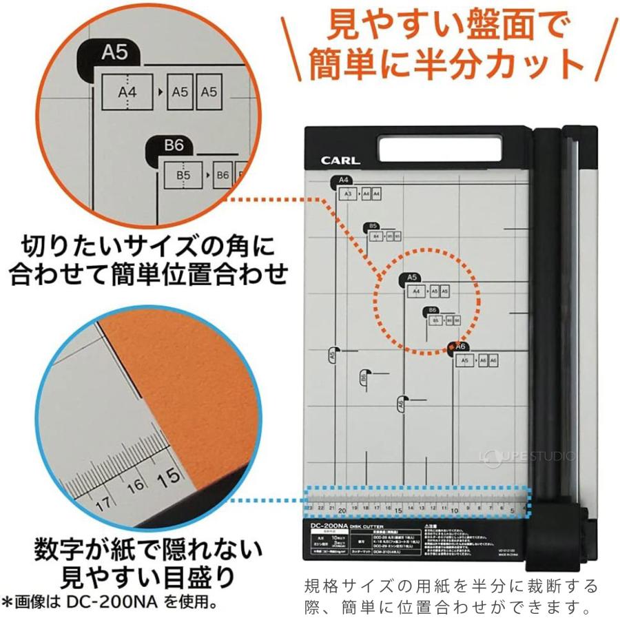 ディスクカッター A3 10枚 ペーパーカッター 裁断機 文具 カール事務機 紙 切る オフィス 事務用品 カット 手作業 簡単 軽量 薄型 ...