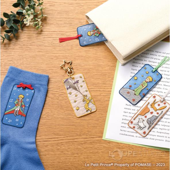 星の王子さま 2WAY ブックマーカー 5個セット 刺繍しおり ブックマーク