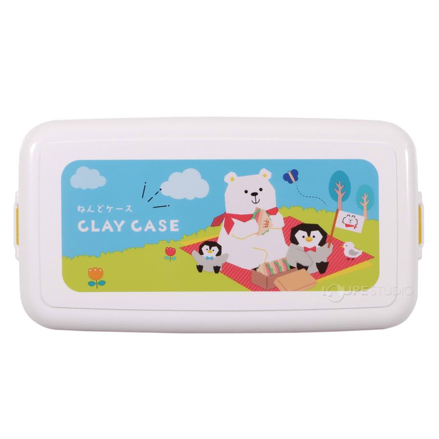 粘土ケース 日本製 ねんど 収納 子供 工作 幼稚園 小学生 文具 学用品