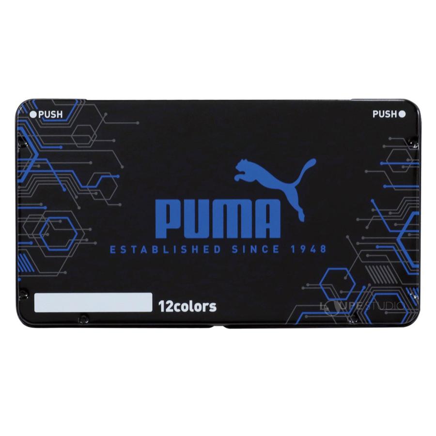 色鉛筆 12色 プーマ PUMA 缶ケース入 小学校 文具 文房具 筆記用具