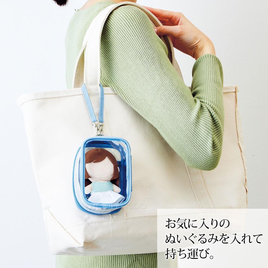 痛バ 痛バッグ ぬいぐるみポーチ 小さめ 透明 ぬい活 ちみけもますこっ