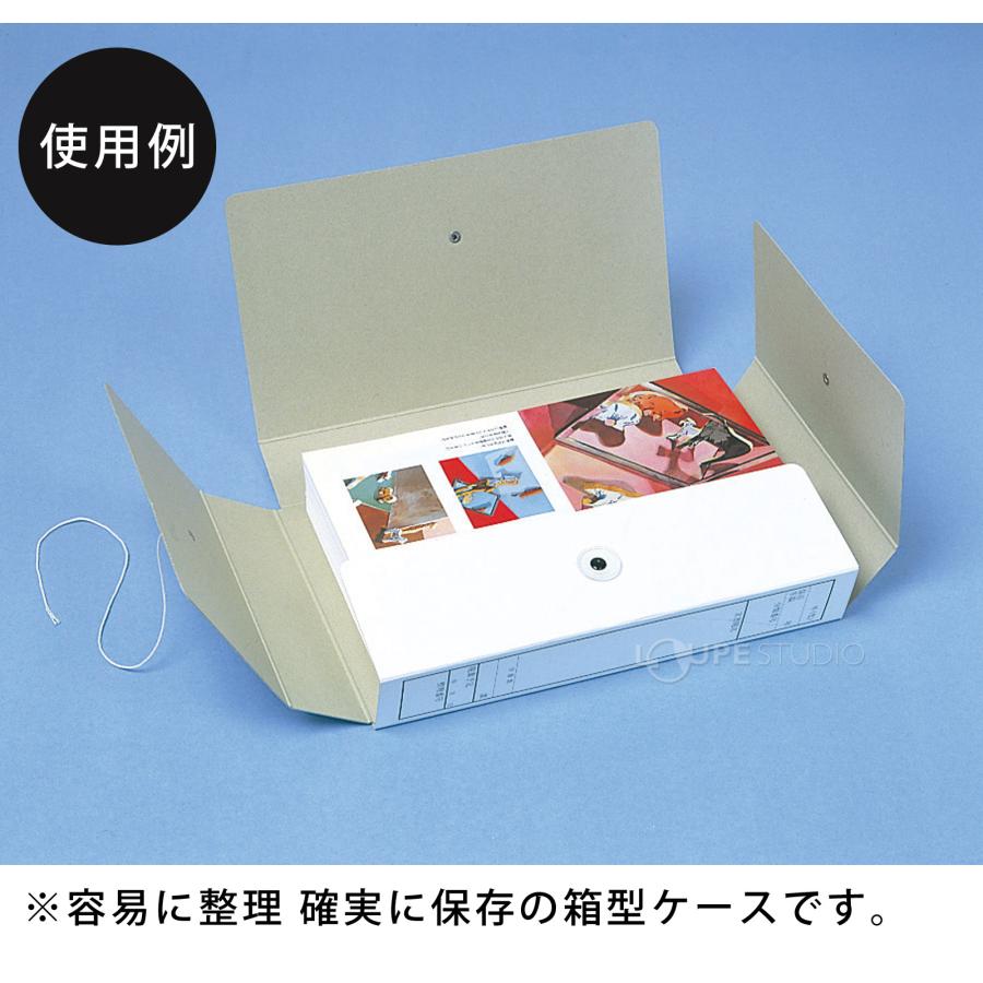 文書保存ケース A4判 マチ幅3cm BK-43 20個セット 白 美濃商会 文具 
