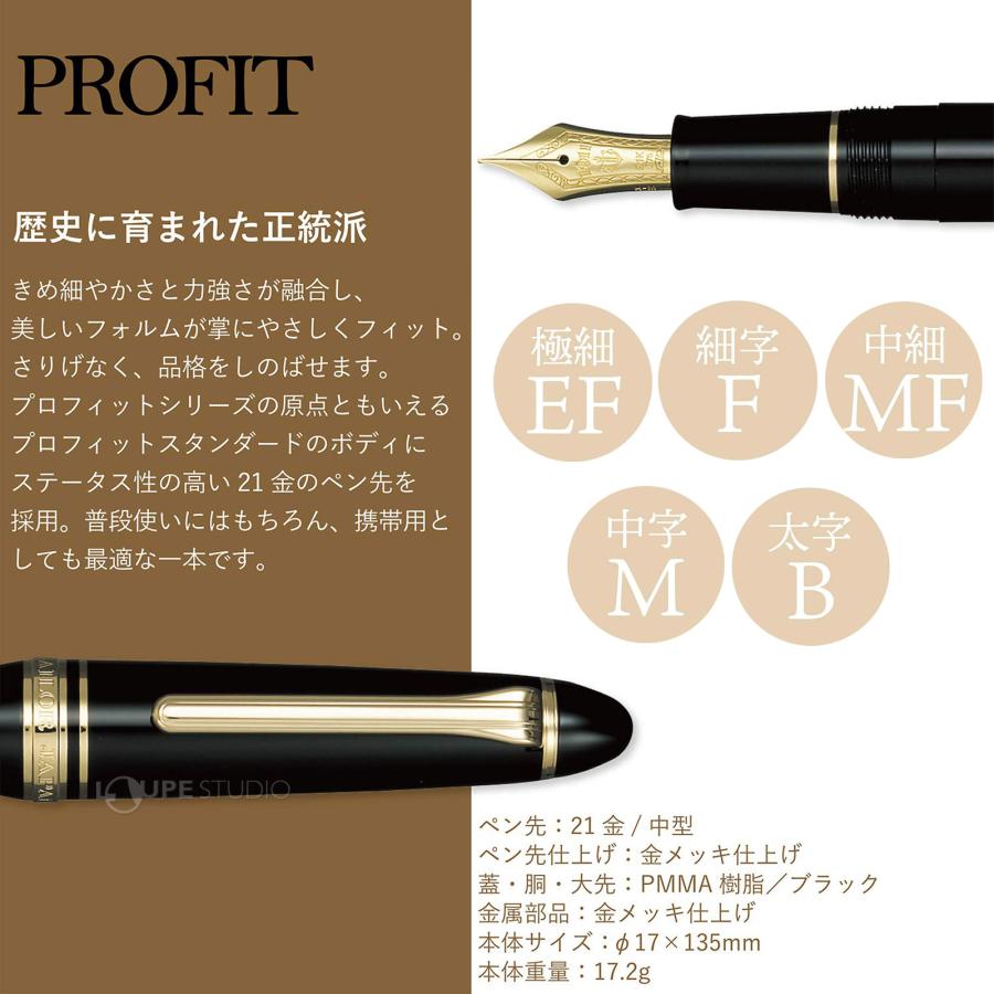 万年筆 プレゼント 高級 ペン 21金 プロフィットスタンダード21K万年筆
