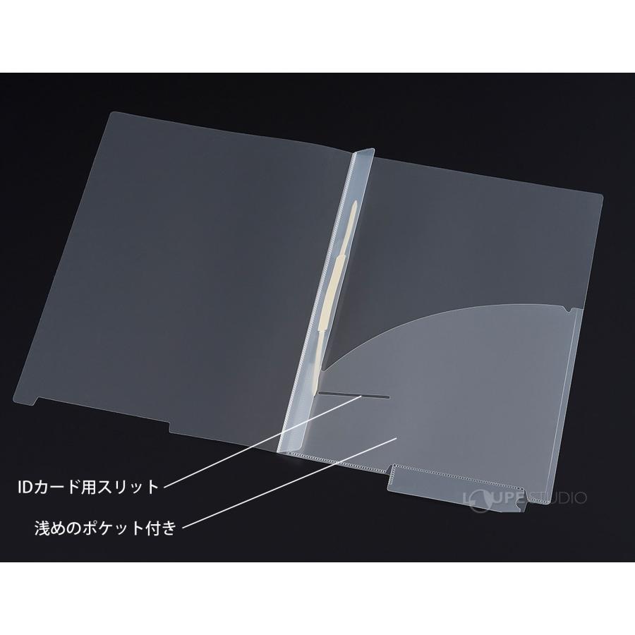 カルテホルダーファスナー付 A4 ヨコ置き セキセイ_5