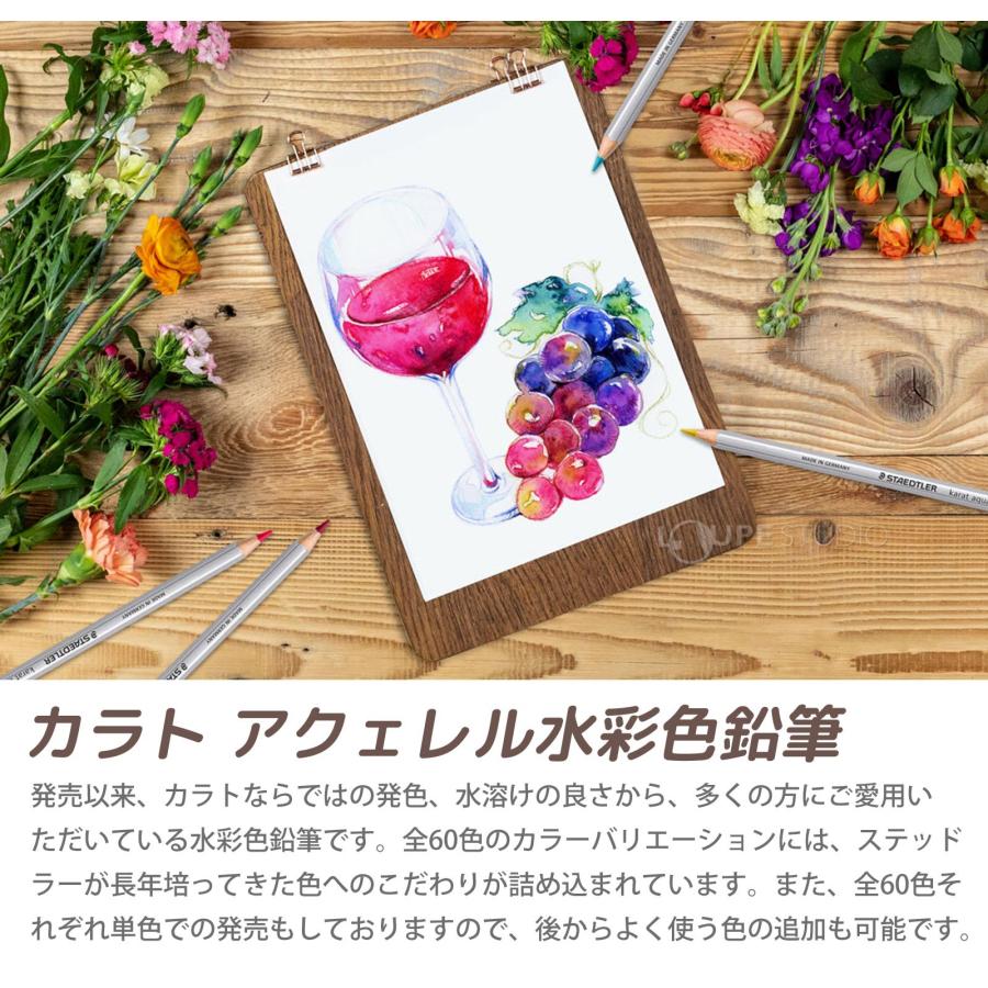 ステッドラー 色鉛筆 水彩 60色 大人 子供 文具 筆記具 文房具