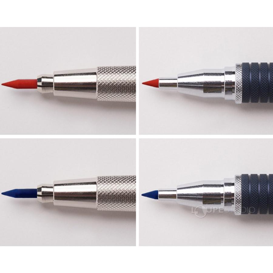 ステッドラー シャープペン 芯 赤 青 ホルダー マルスルモクローム 2mm
