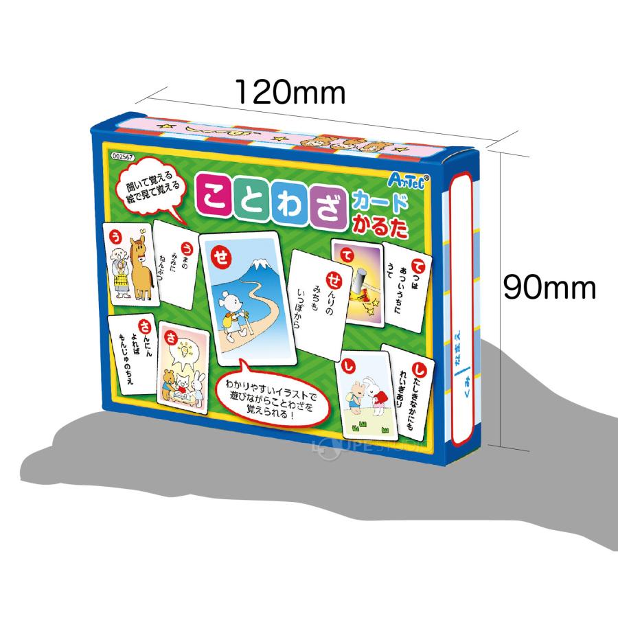 知育玩具 おもちゃ ことわざ カード カルタ かるた ゲーム 正月 室内