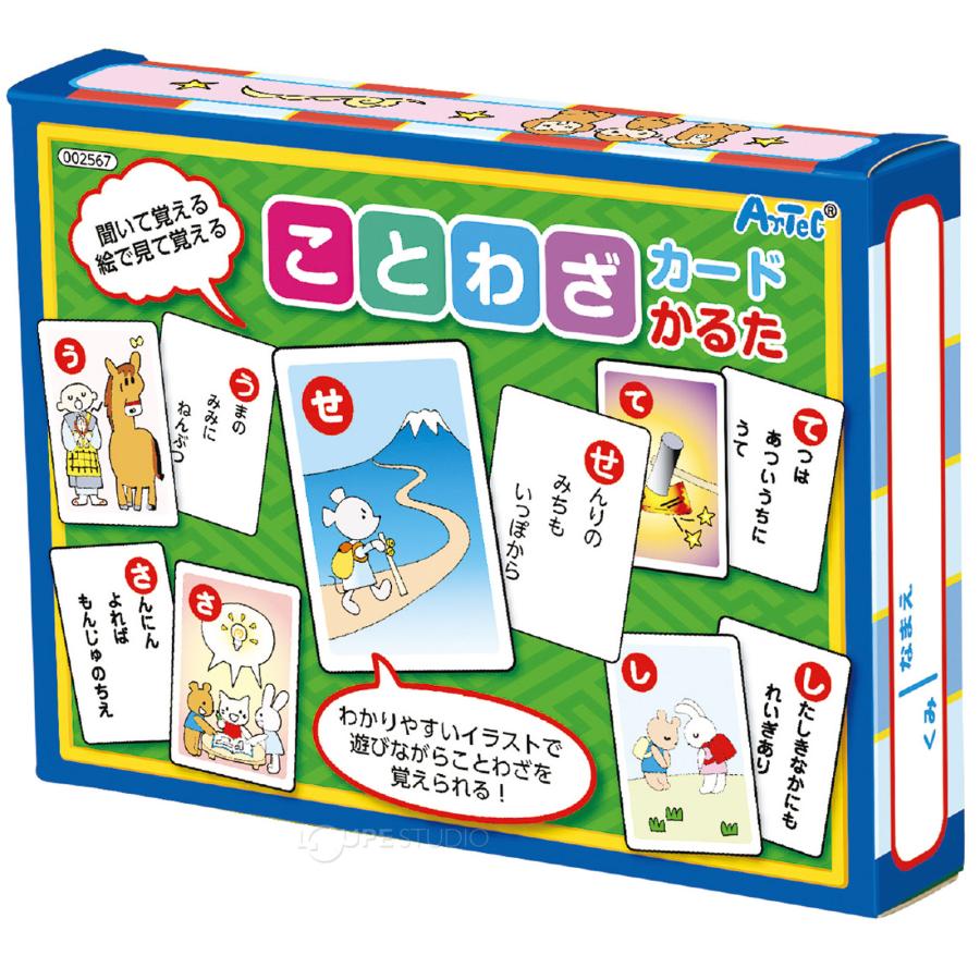 知育玩具 おもちゃ ことわざ カード カルタ かるた ゲーム 正月 室内