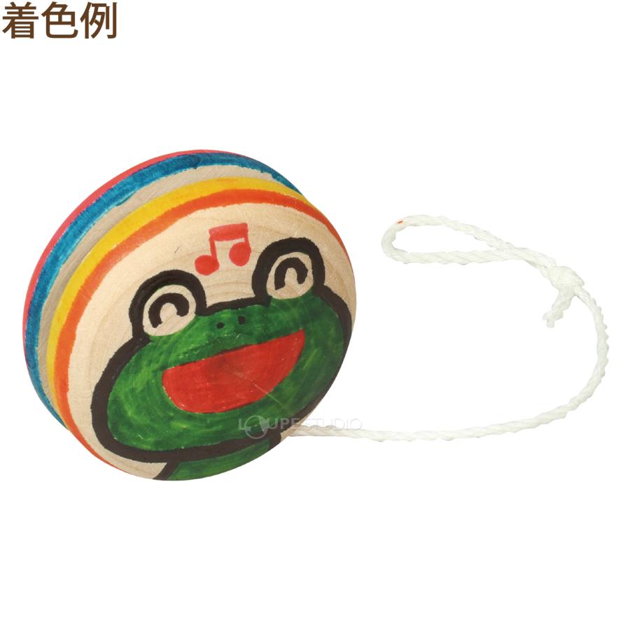 木製コンパクト ヨーヨー 図工 お絵かき 木製 木のおもちゃ 工作 キット 小学生 幼児 キッズ 子供 おもちゃ 知育玩具 室内 運動神経 運動 |  | 02