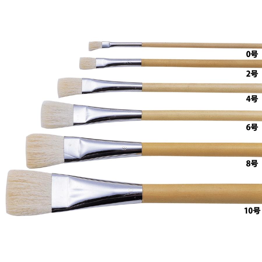 平筆 ポスター用 白毛3号 絵の具 絵筆 絵具 筆 美術 画材 図工 スケッチ 学校 教材 Atc ルーペスタジオ 通販 Yahoo ショッピング