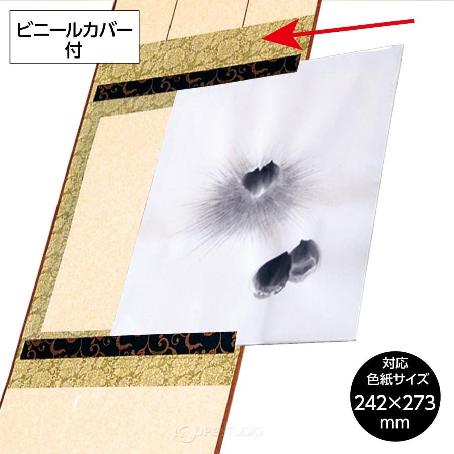 色紙掛軸 色紙 掛軸 モダン 大色紙用 たとう 掛け軸 壁掛け 作品 工作 展示 図工
