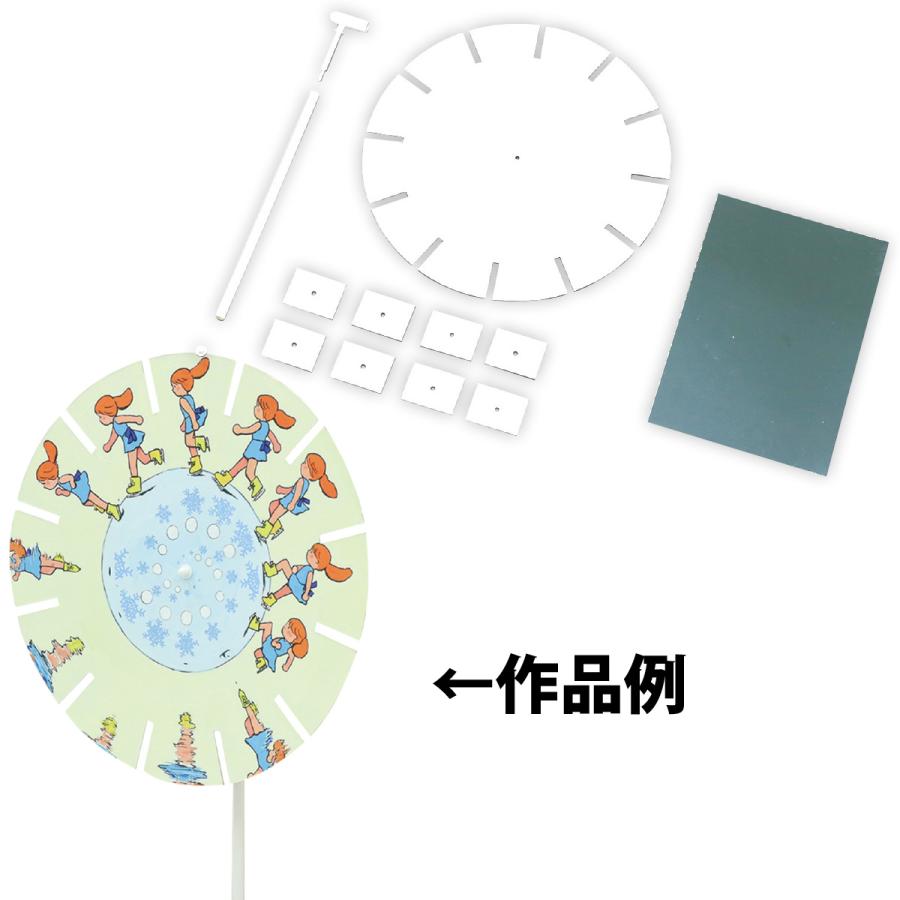 回転アニメーション フェナキスティスコープ 図工 工作キット