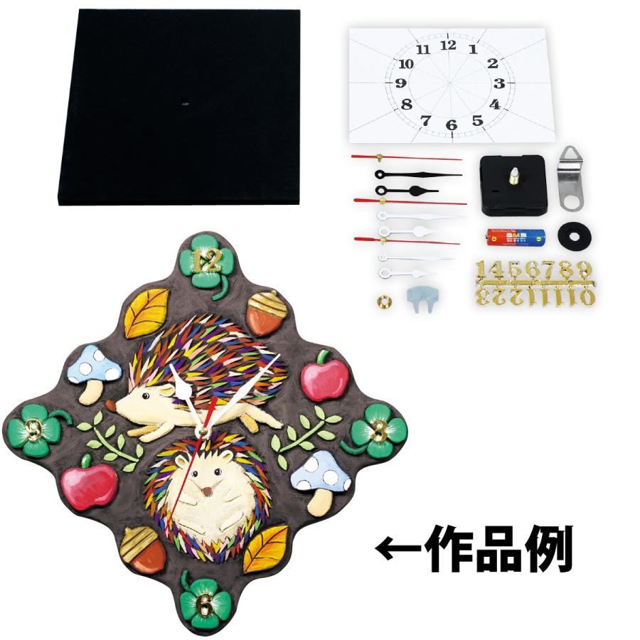 黒彫板 時計 クォーツ時計b付美術 画材 工作キット 彫刻 図工 手作り 学校 教材 自由研究宿題 Atc ルーペスタジオ 通販 Yahoo ショッピング