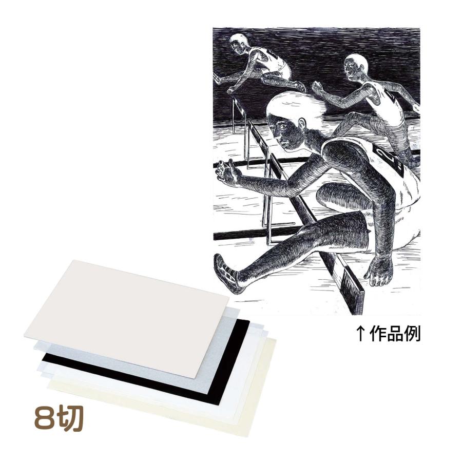 ボールペン 版画 8切 美術 画材 工作 図工 学校 教材 自由研究 夏休み宿題 Atc ルーペスタジオ 通販 Yahoo ショッピング