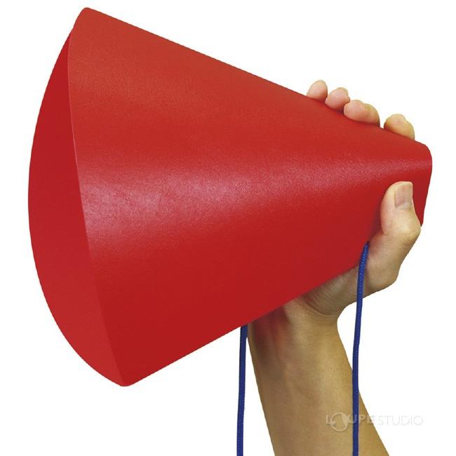 メガホン 応援 折りたたみ ひも付き 体育祭グッズ 運動会 スポーツ 赤 青 黄 コンパクト 拡声器 かわいい 少年野球 おもちゃ 子供 室内 Atc 078 ルーペスタジオ 通販 Yahoo ショッピング