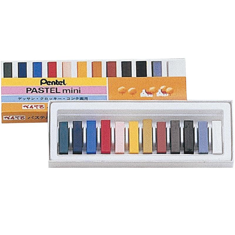 ぺんてる パステル ミニ12色 画材 絵 美術 学校教材 子供 デッサン クロッキー コンテ画用 絵画教材 Atc 075 ルーペスタジオ 通販 Yahoo ショッピング