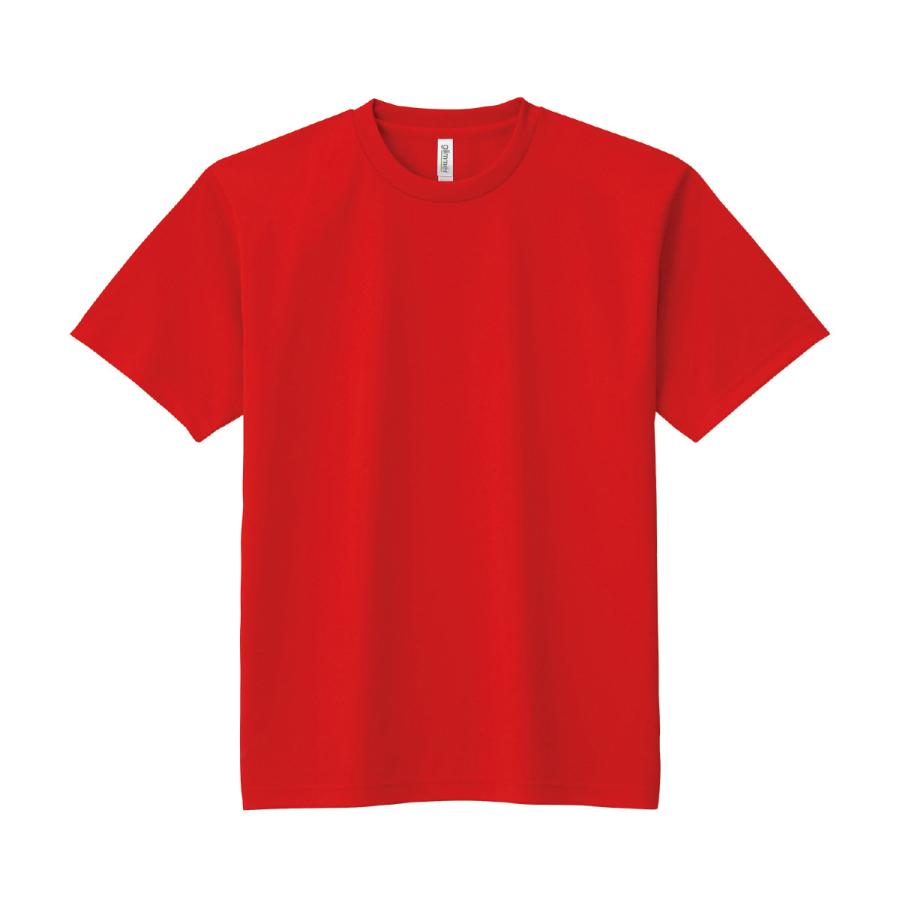 DXドライTシャツ レッド Tシャツ メンズ 速乾 半袖 レディース キッズ