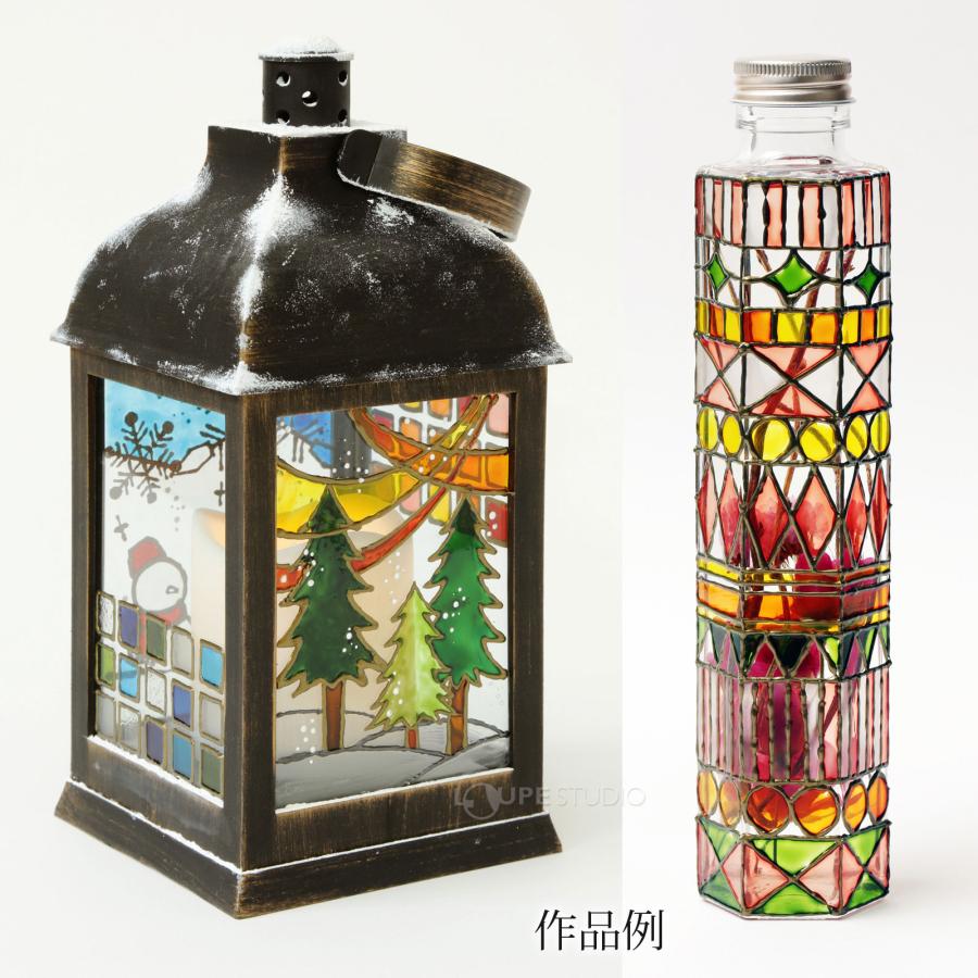 ターナー ガラスペイントライナー 20ml 黒 ガラス絵具 画材 ステンド
