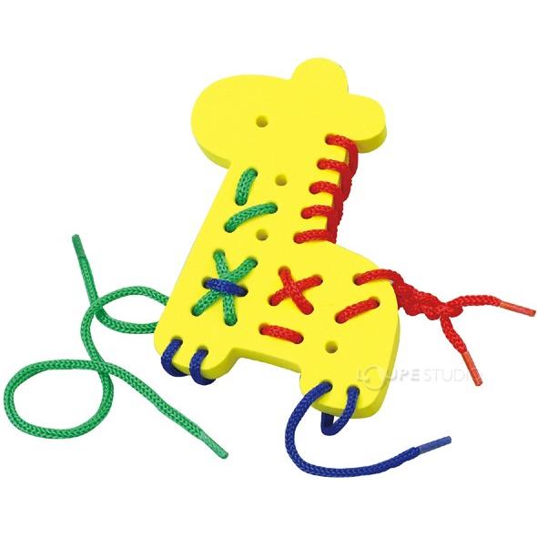 Evaひもとおし キリン おもちゃ 動物 知育玩具 3歳 4歳 パズル ゲーム 幼児 子供 キッズ 幼稚園 保育園 紐通し遊び おすすめ 指先 脳トレ Atc ルーペスタジオ 通販 Yahoo ショッピング