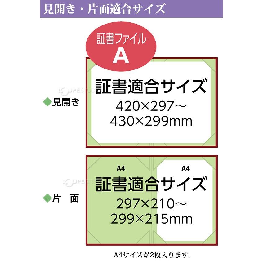 証書ファイル 高級和紙風a 無地 賞状入れ 表彰状 ホルダー 賞状ファイル 証明書入れ 両面 2枚 卒業 卒園 対応 Atc 080 ルーペスタジオ 通販 Yahoo ショッピング