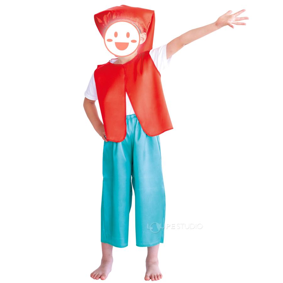 ソフトサテンベストC 衣装 幼児 子供 手作り 文化祭 演劇 発表会