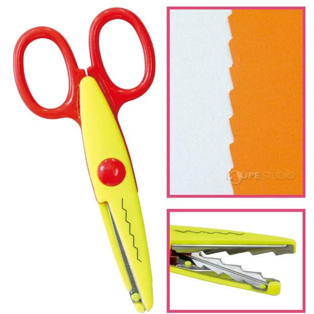 本物 ジグザグはさみ3本セット はさみ 工作 おもちゃ キッズ 子供 幼稚園 保育園 知育玩具 文具 室内