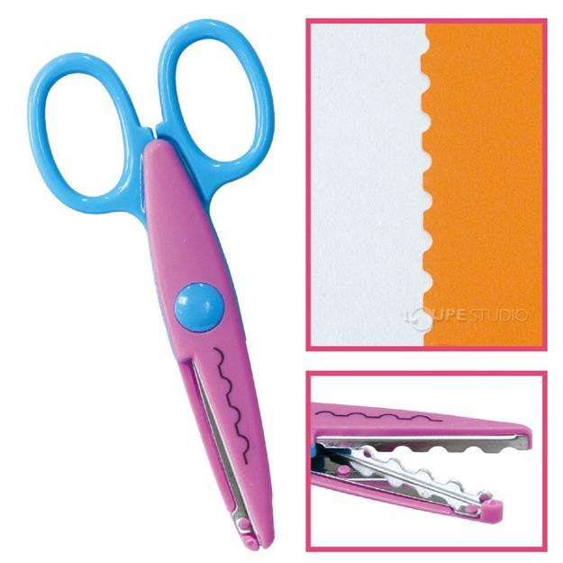 本物 ジグザグはさみ3本セット はさみ 工作 おもちゃ キッズ 子供 幼稚園 保育園 知育玩具 文具 室内