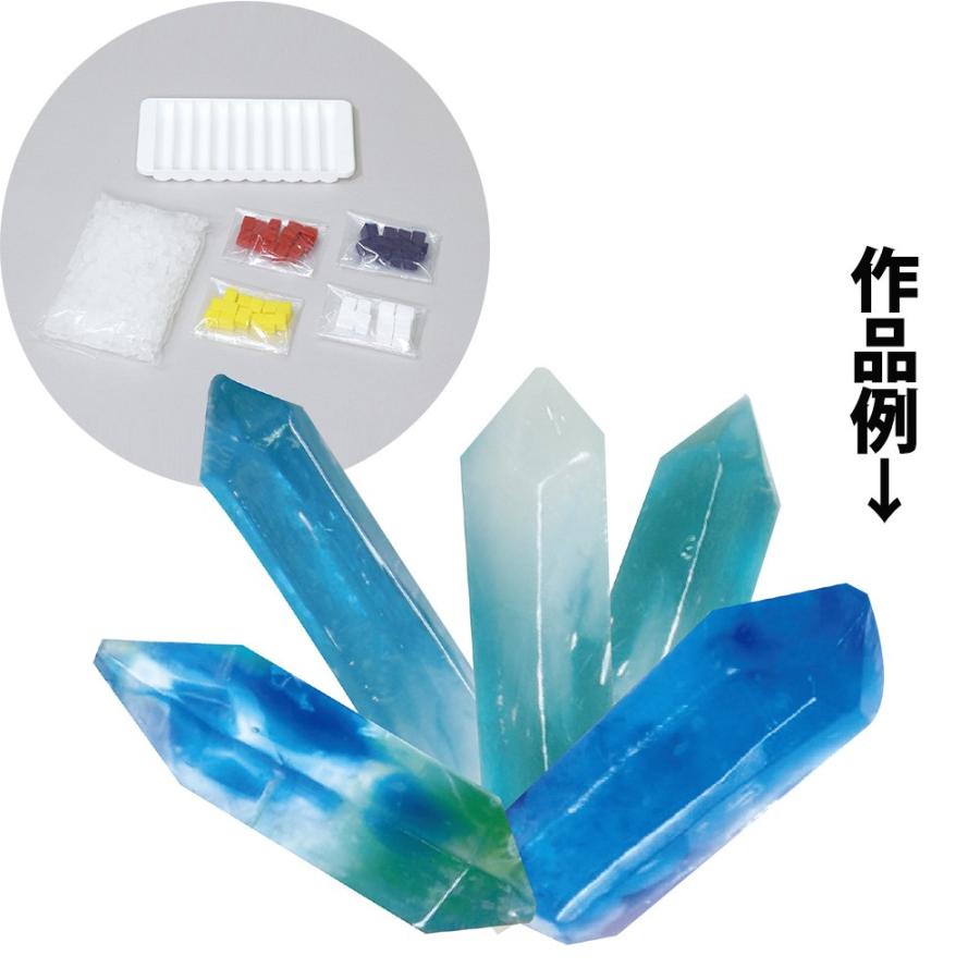 宝石せっけんづくりクリスタル 石鹸作り 手作りキット 工作 女の子 小学生 Atc 091 ルーペスタジオ 通販 Yahoo ショッピング