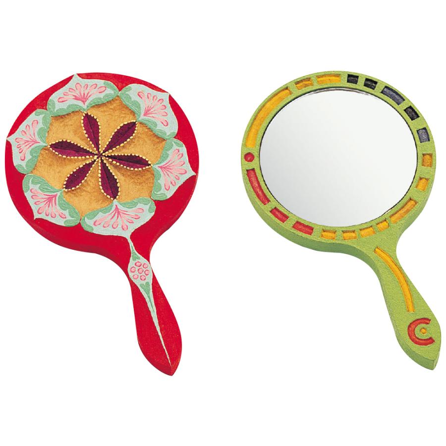 姫鏡 手鏡 ハンドミラー かわいい 手作り 木彫り 画材 彫刻 美術 木製 工作 キット 小学生 図工 学校教材 木工 Atc ルーペスタジオ 通販 Yahoo ショッピング