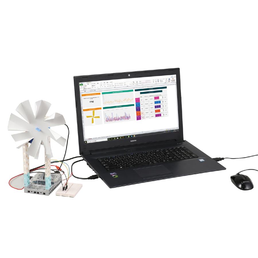 プログラミング おもちゃ 風力測定キット Hackingstem 風力発電 実験セット 科学 理科 自由研究 小学生 高学年 中学生 知育玩具 室内 Atc ルーペスタジオ 通販 Yahoo ショッピング