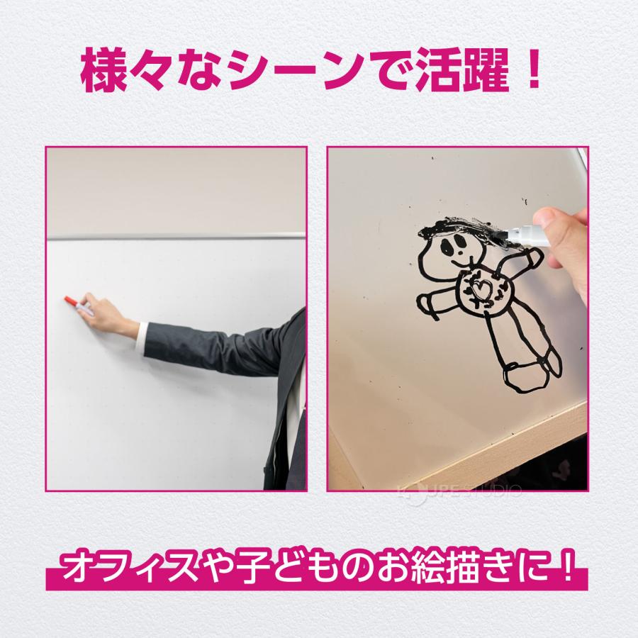 大人気！【新品】黒枠 両面ホワイトボード 受験対策 回転式 キャスター 塾 whiteboard001l.jpg