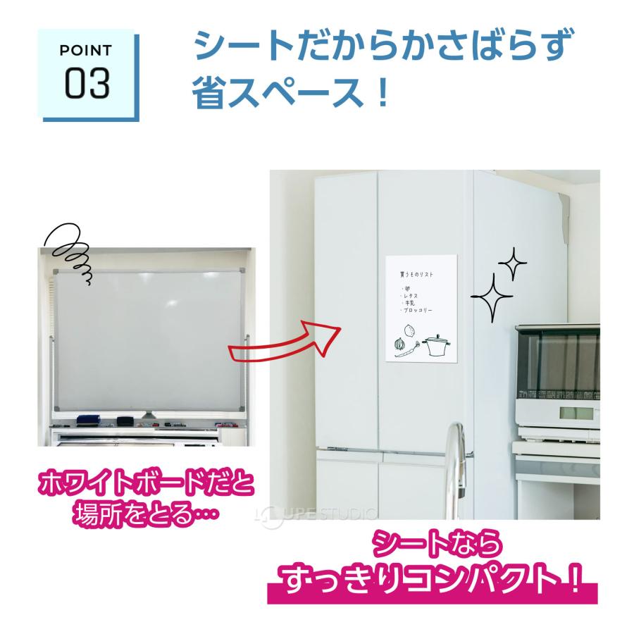 ホワイトボードシート 90×120cm 壁 家庭用 会社 オフィス用品 業務用
