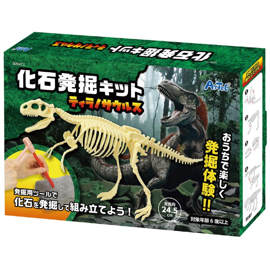 恐竜 化石発掘キット ティラノサウルス 男の子 小学生 おもちゃ 知育玩具 6歳 自由研究 体験 科学 工作キット Atc ルーペスタジオ 通販 Yahoo ショッピング
