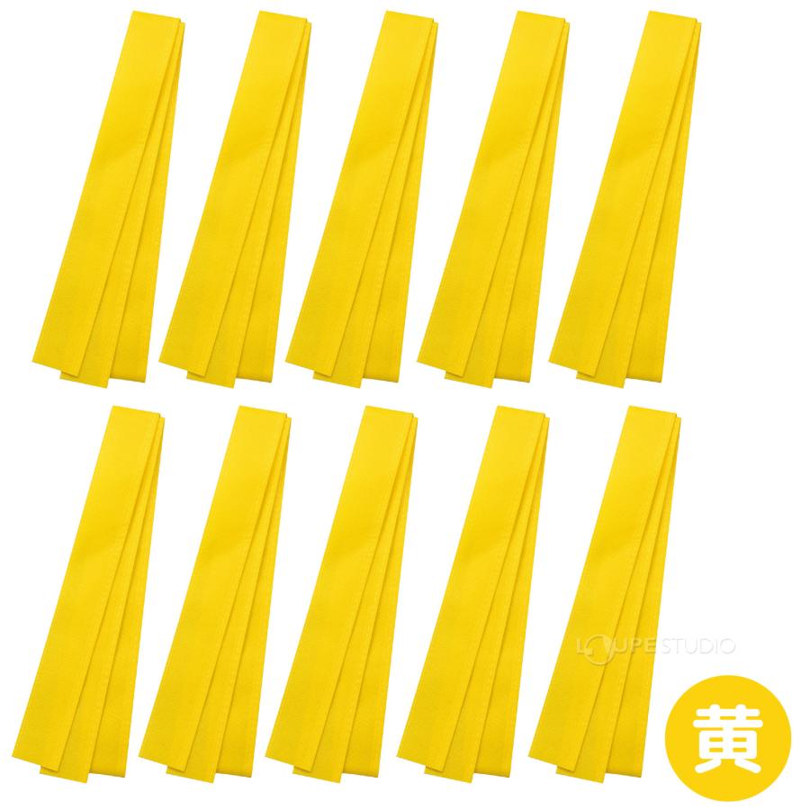 ハチマキ 体育祭 1.4m 10本組 はちまき まとめ買い カラー不織布 鉢巻