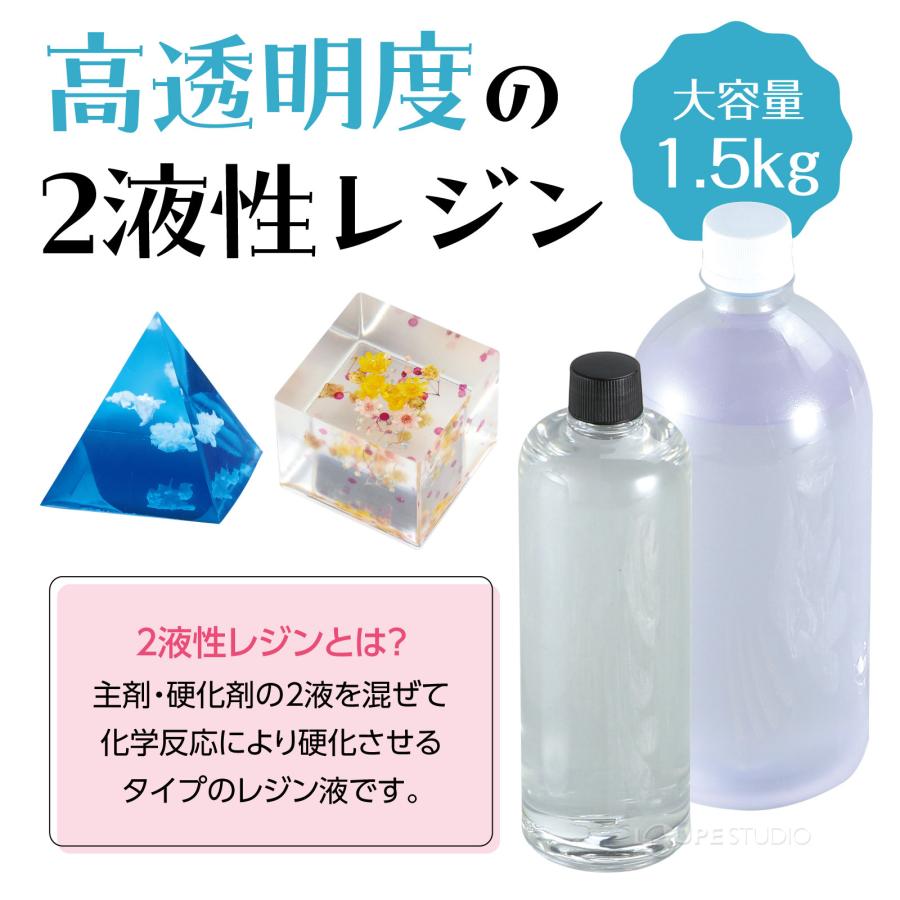 レジン液 クリア 透明 材料 手作り 工作 図工 子供 小学生 夏休み 自由