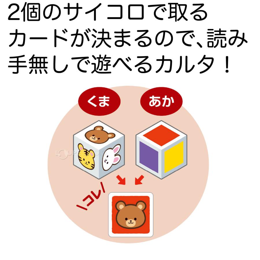 カルタ カード ゲーム おもちゃ 知育玩具 幼児 子供 どうぶつサイコロ