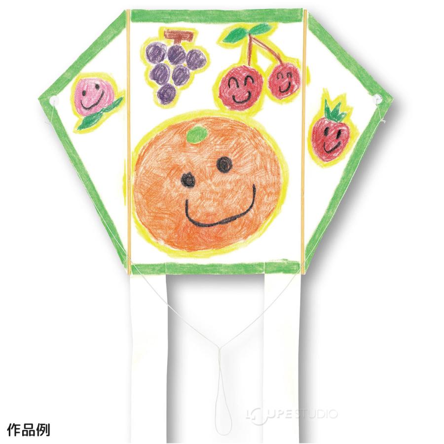 凧 手作り 図工 工作 キット 幼児 子供 お絵かき 材料 ATぐにゃぐにゃ