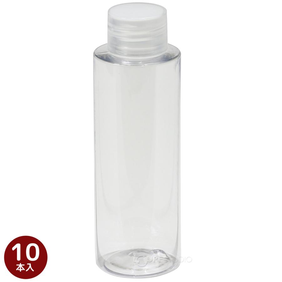 透明プラスチックボトルΦ40×120mm 10本セット クリアボトル 工作