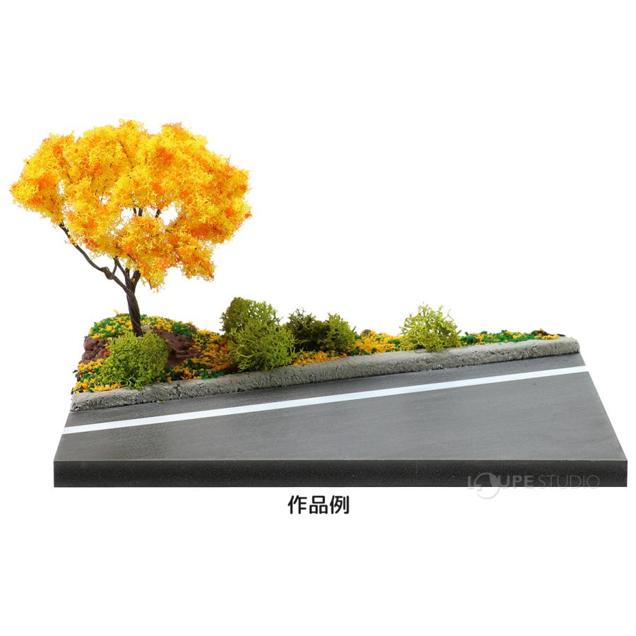 ジオラマセット アスファルト ジオラマキット 模型 ミニチュア 工作 手作り 材料 素材 ディスプレイ 車 風景 立体的 道路 地面 DIY 日本製｜loupe｜13