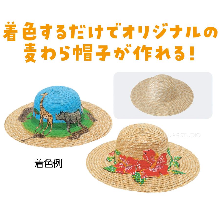 ワークショップ20人用セット｜麦わら帽子 15インチ 工作 クラフト