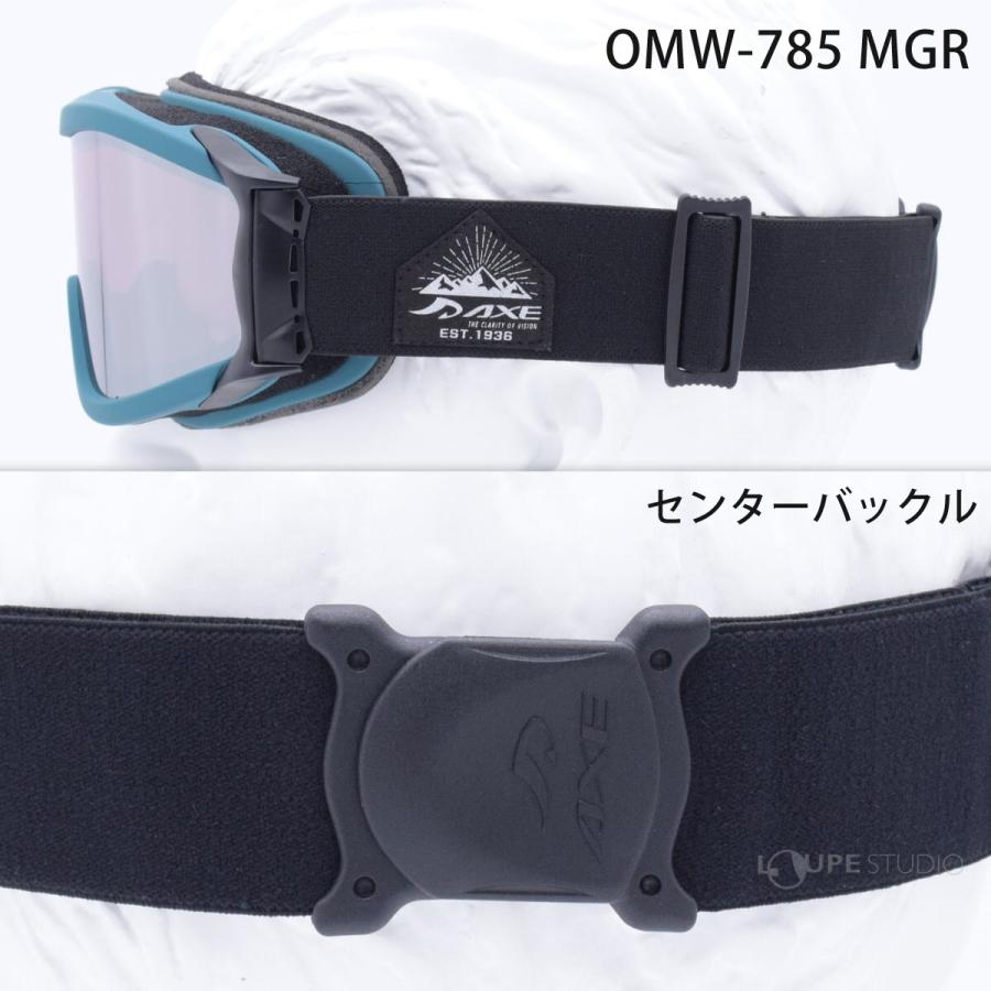 ゴーグル 眼鏡対応 ダブルレンズ 曇り止め スキー スノーボード OMW