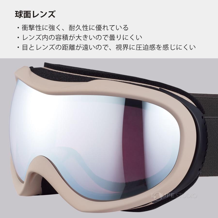 ゴーグル 眼鏡対応 ダブルレンズ 曇り止め スキー スノーボード OMW